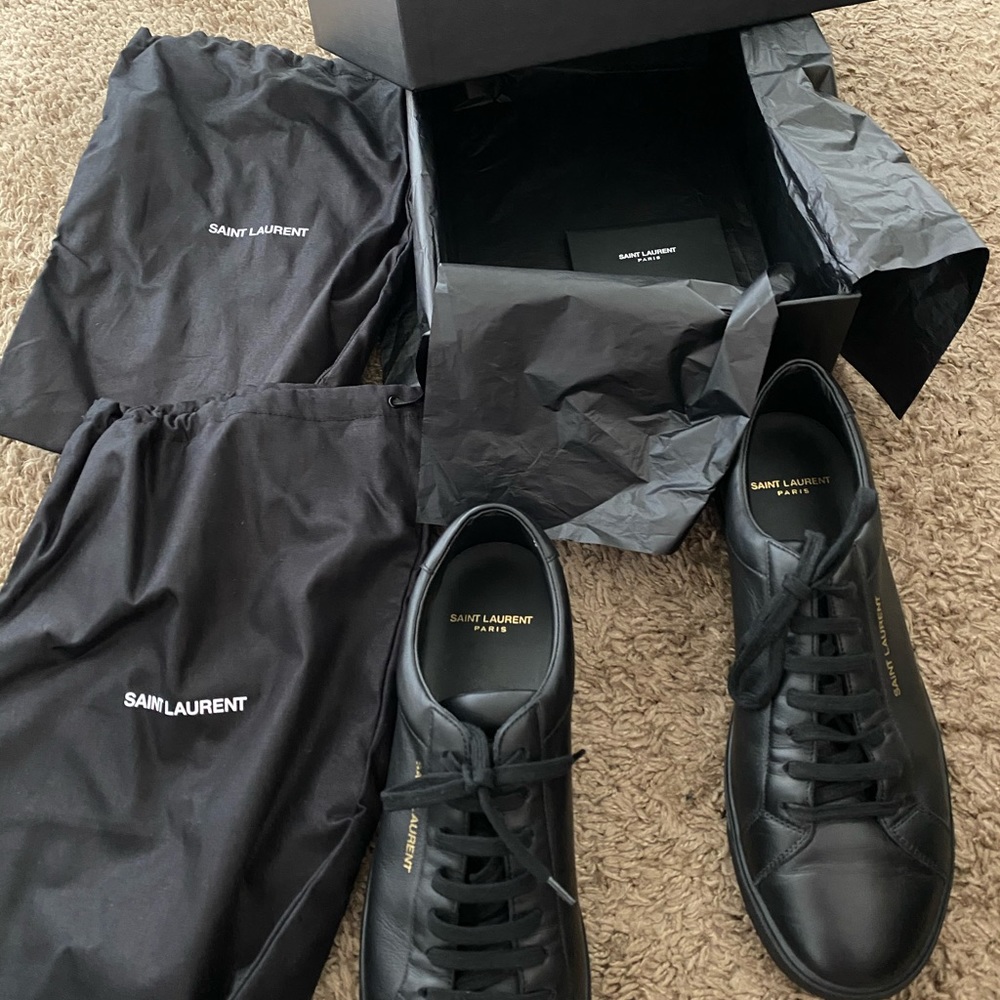 YSL low top sneakers